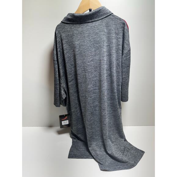 Alabama Crimson Tide Men’s Polo Golf Shirt Sz Large Gray Red Retails 50.00 New - Picture 4 of 8